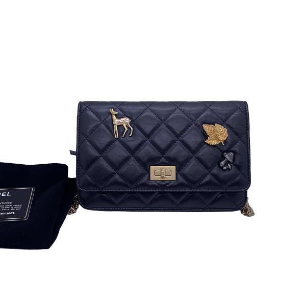 Chanel 2.55 WOC Limited Edition Badge Chain Bag