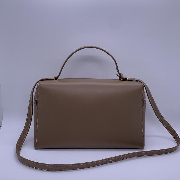 Loro Piana Extra Pocket L27 Milk Tea Calfskin Lunch Box Bag