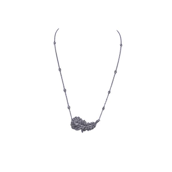 Boucheron Nature Plume de Paon Diamond Necklace