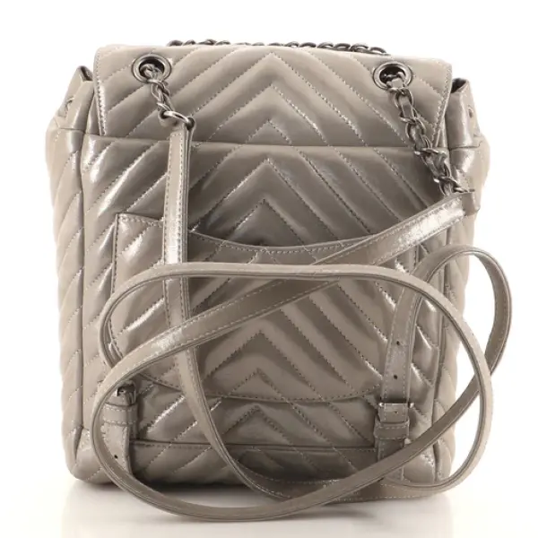 Chanel Urban Spirit Backpack Iridescent Chevron Calfskin Small