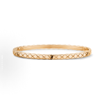 Chanel Coco Crush Bangle Bracelet 18K Beige Gold Mini