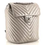 Chanel Urban Spirit Backpack Iridescent Chevron Calfskin Small