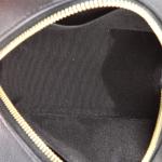 Chanel Filigree Round Clutch with Chain Quilted Caviar Mini