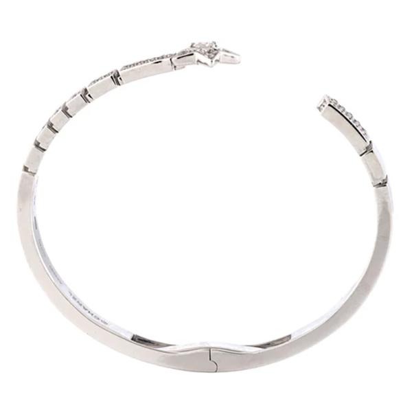 Chanel Comete Chevron Bracelet 18K White Gold and Diamonds