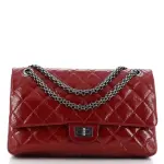 Chanel Reissue 2.55 Flap Bag Quilted Crinkled Patent 226