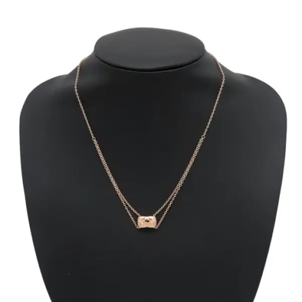 Chanel Pendant Necklace 18K Rose Gold