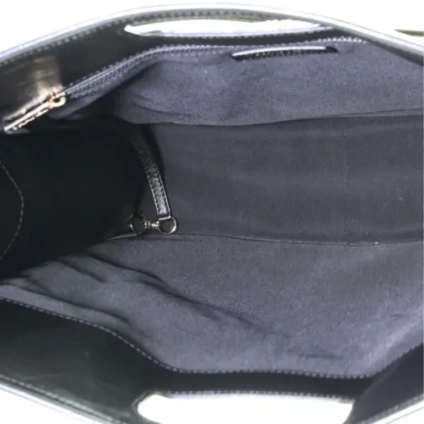 Chanel Charms Cut Out Handle Shopping Tote Quilted Aged Calfskin Large