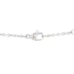 Chanel Coco Crush Double Chain Pendant Necklace 18K White Gold with Diamonds