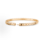 Chanel Coco Crush Bangle Bracelet 18K Beige Gold Mini