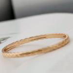 Chanel Coco Crush Bangle Bracelet 18K Beige Gold Mini