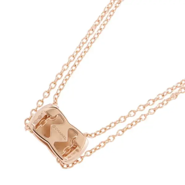 Chanel Pendant Necklace 18K Rose Gold