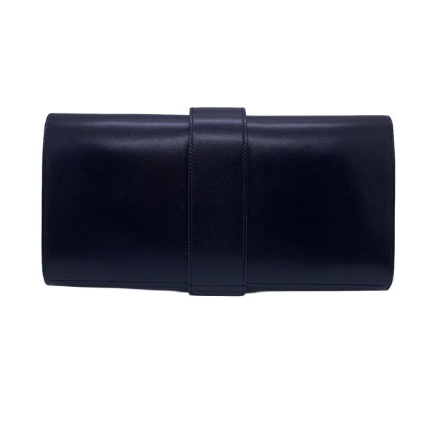 Hermès Médor CDC Clutch in Black (Noir) Box Calfskin with Palladium Hardware