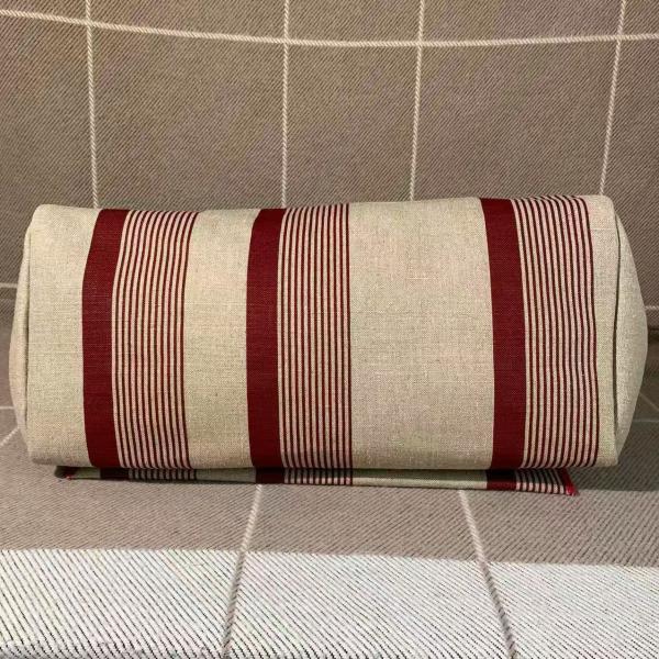 Hermes Herbag 50 Limited Edition Red Stripes Handbag