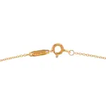 Tiffany & Co. Heart Pendant Necklace 18K Yellow Gold with Diamonds small