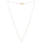 Tiffany & Co. Heart Pendant Necklace 18K Yellow Gold with Diamonds small