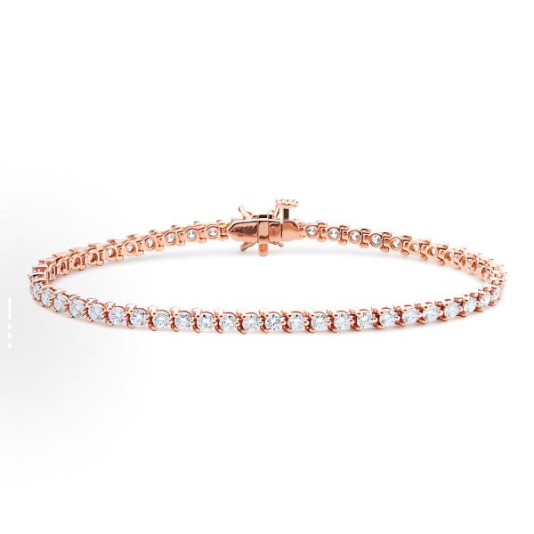 Tiffany & Co. Victoria 18K rose gold diamond-studded bracelet