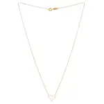 Tiffany & Co. Heart Pendant Necklace 18K Yellow Gold with Diamonds small