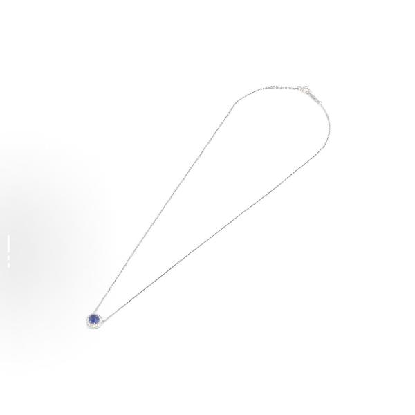 Tiffany & Co. Soleste series blue sapphire and diamond necklace for women
