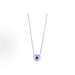 Tiffany & Co. Soleste series blue sapphire and diamond necklace for women
