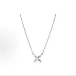 Tiffany & Co. Victoria series flower cluster four-leaf clover necklace small size