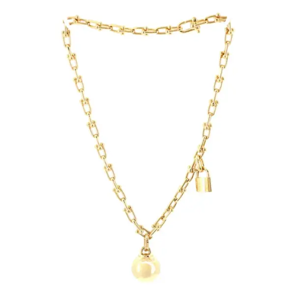 Tiffany & Co. HardWear Wrap Necklace 18K Yellow Gold
