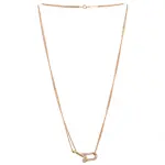 Tiffany & Co. HardWear Double Link Pendant Necklace 18K Rose Gold with Diamonds