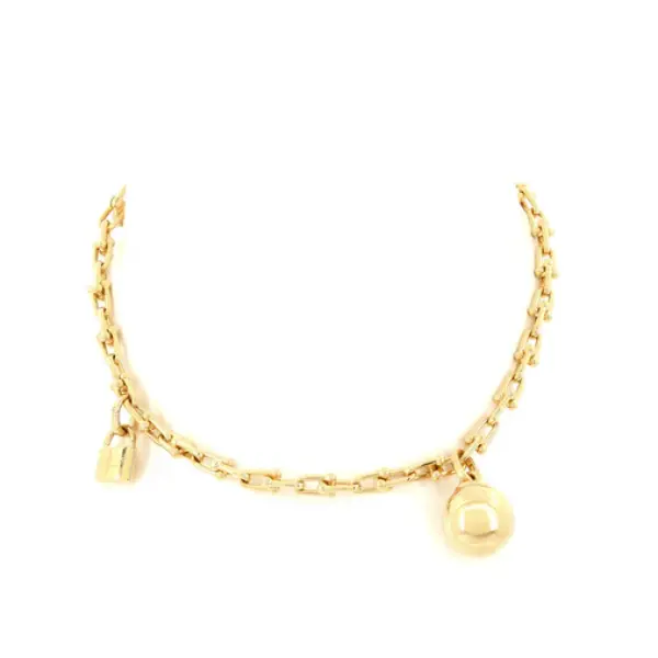 Tiffany & Co. HardWear Wrap Necklace 18K Yellow Gold