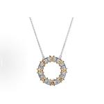 Tiffany & Co. Sixteen Stone Series 18K Gold and Platinum Sixteen Stone Diamond Necklace