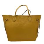 Louis Vuitton Neverfull MM Yellow Epi Leather Tote Bag