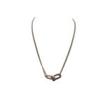 Tiffany Hardwear Large Double Link Ruby 18K Yellow Gold Women's Necklace
