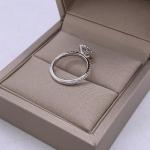 De Beers Pear-shaped Luxuriously Set 0.5ct Diamond Ring