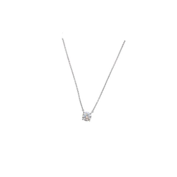 Tiffany 1-carat diamond platinum necklace for women