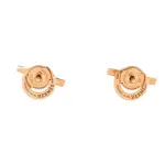 Hermes Finesse Stud Earrings 18K Rose Gold and Diamonds