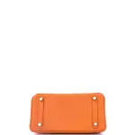 Hermes Birkin Handbag Orange H Epsom with Palladium Hardware 25