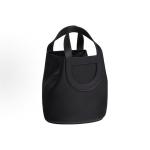 Hermès In The Loop 23 black silver-studded TC leather pig-nose basket bag for carrying water and handbag