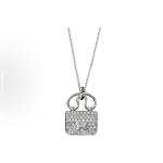Hermès Constance Amulette Pendant - Small Model - 18K White Gold Necklace - Old Style