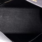 Hermes Kelly Handbag Noir Epsom with Gold Hardware 32