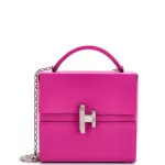 Hermes Cinhetic Top Handle Bag Chevre Chamkila