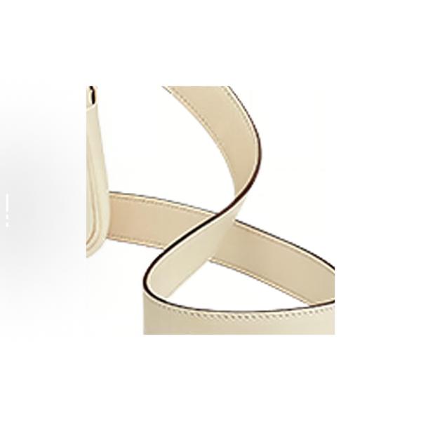 Hermès Mini Lindy Bag - Cream White Swift Interior with Amber Yellow Silver Clasp Shoulder Bag