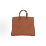 Hermes Shadow Birkin Bag Gold Swift 25
