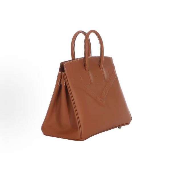 Hermes Shadow Birkin Bag Gold Swift 25