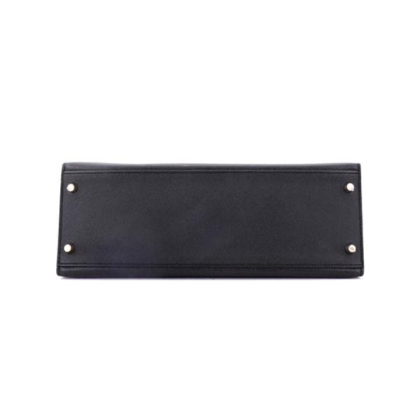Hermes Kelly Handbag Noir Epsom with Gold Hardware 32