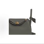 Hermes Lindy Bag Clemence Mini Cumulonimbus clouds (dark grey)