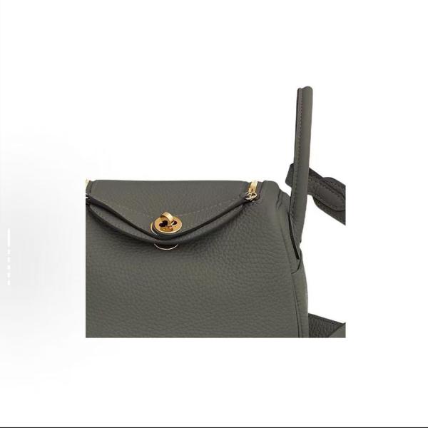 Hermes Lindy Bag Clemence Mini Cumulonimbus clouds (dark grey)