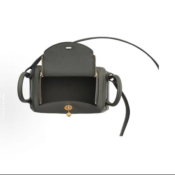 Hermes Lindy Bag Clemence Mini Cumulonimbus clouds (dark grey)