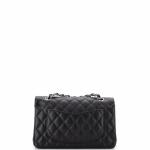 Chanel Classic Double Flap Bag Quilted Caviar Small