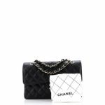 Chanel Classic Double Flap Bag Quilted Caviar Small