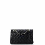 Chanel Classic Double Flap Bag Quilted Caviar Small