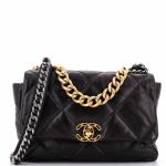 Chanel 19 Flap Bag Quilted Leather Large