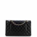 Chanel Classic Double Flap Bag Quilted Caviar Medium